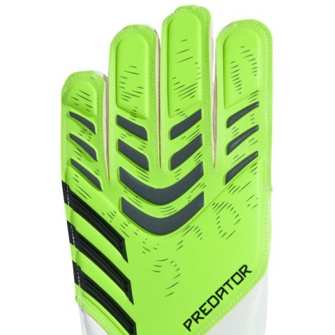 Rękawice bramkarskie adidas Predator Training limonkowe Jr JN5362