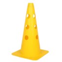 Pachołek z otworami 37,5 cm żółty